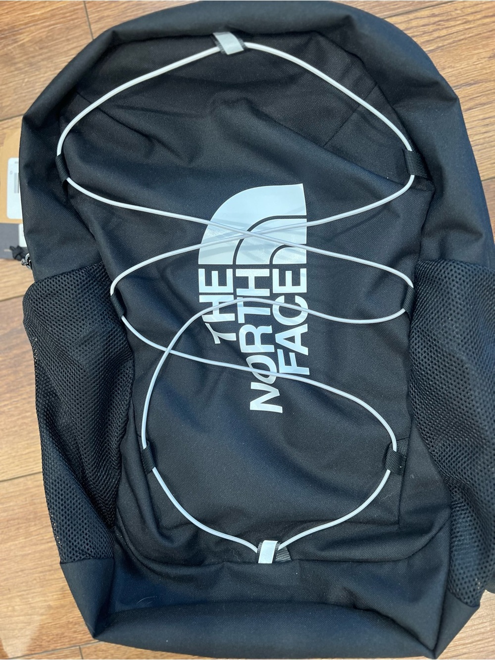 The North Face Black Backpack with External Bungee